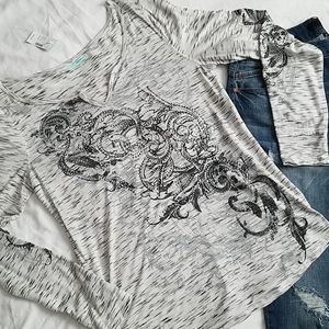 Bling long sleeved shirt